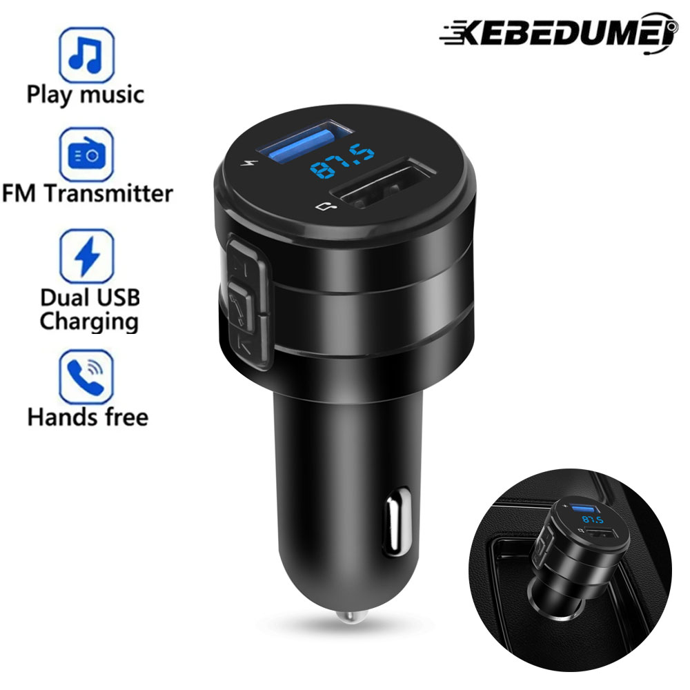 Robot Bluetooth Car - Bluetooth 4.2 FM Transmitter Car MP3