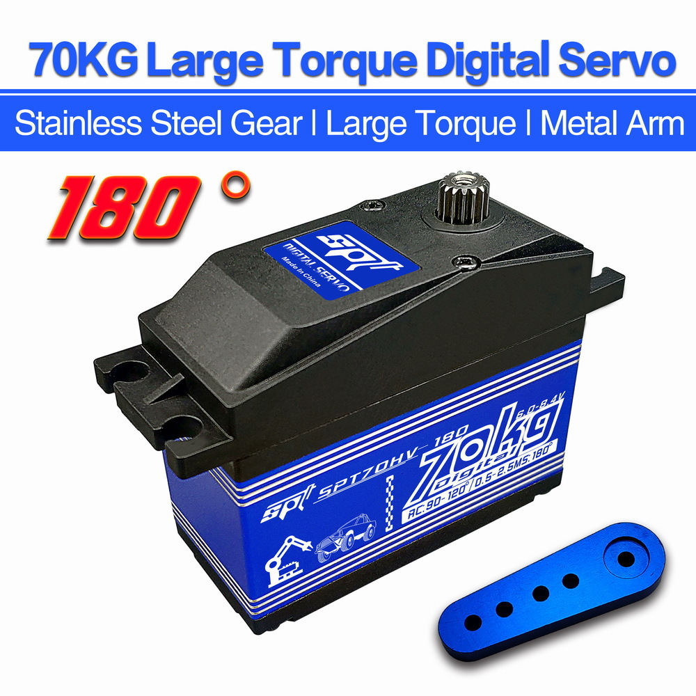 SPT70HV 70kg Digital Servo Met - Robot Arm Metal recension och pris