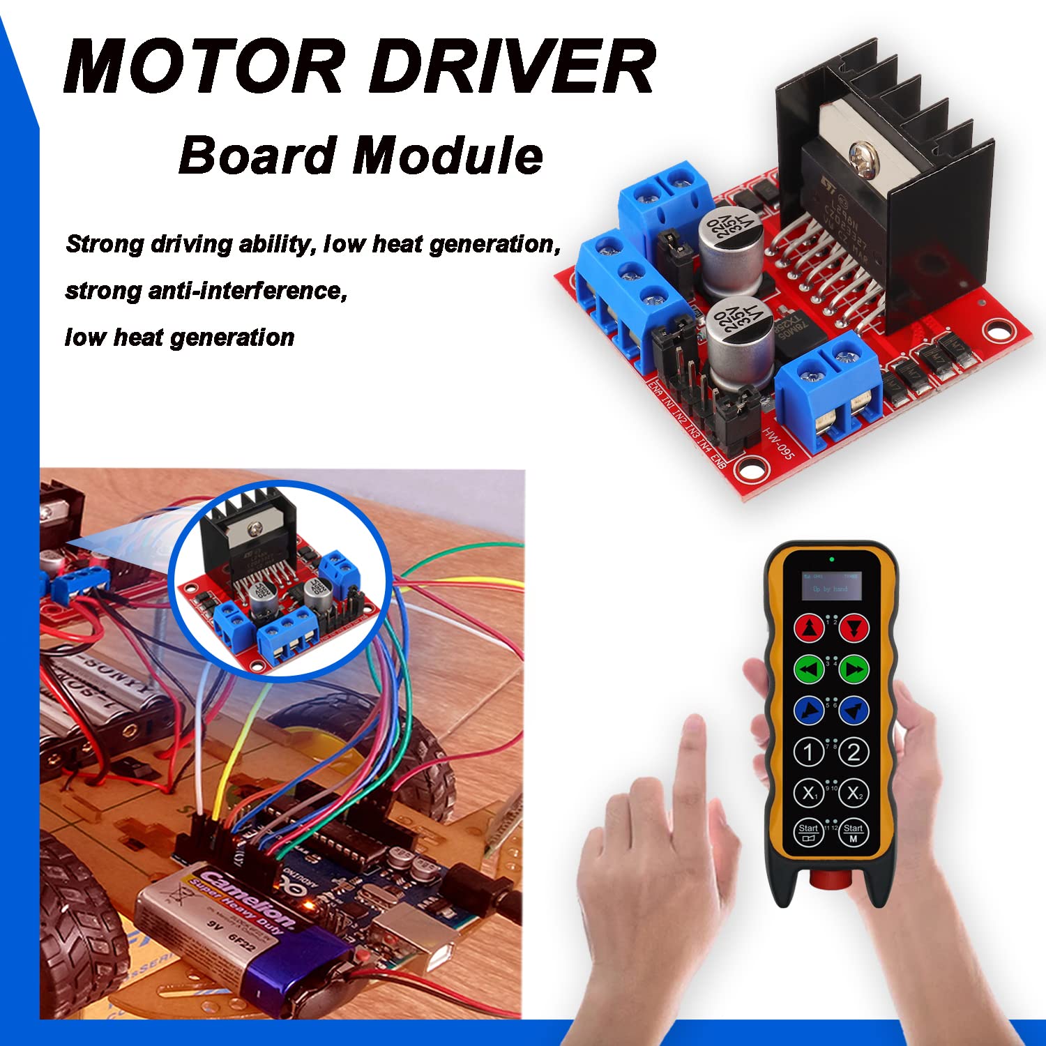 L298N Motor Drive Controller B - L298N Module recension och pris