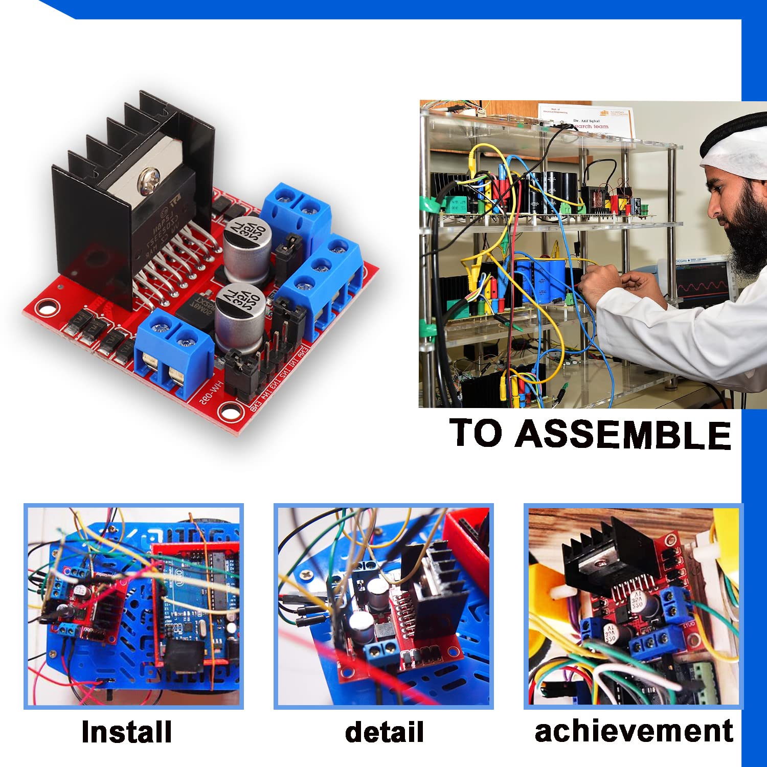L298N Motor Drive Controller B - L298N Module recension och pris