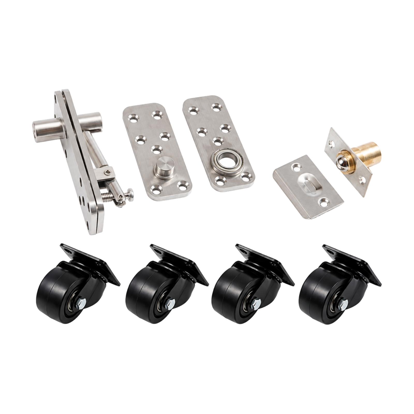 Bookcase Door Hardware Kit wit - Caster Wheel recension och pris