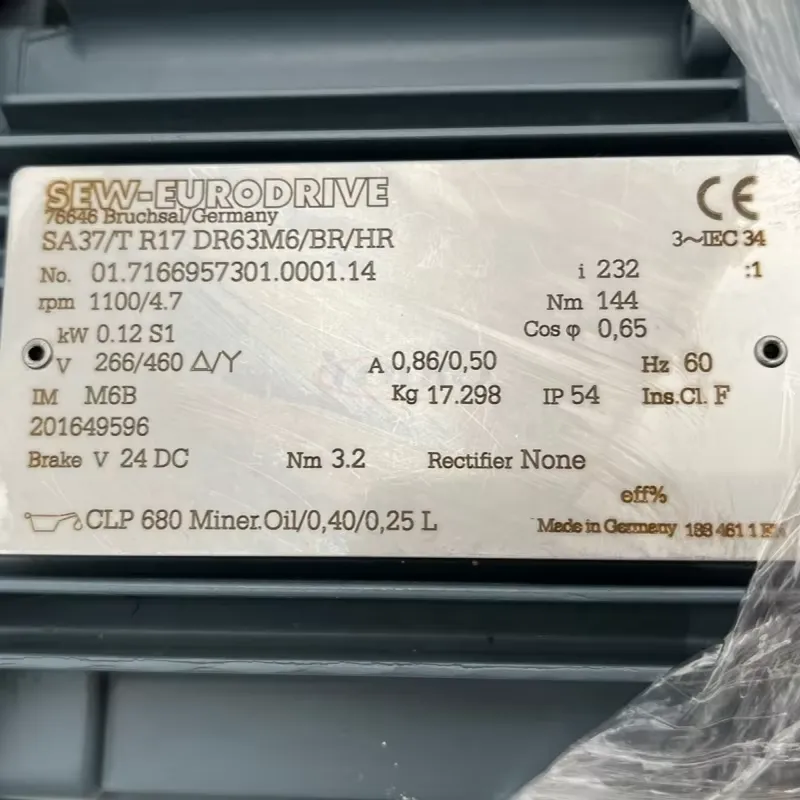 New Original for SEW EURODRIVE - Geared Motor recension och pris