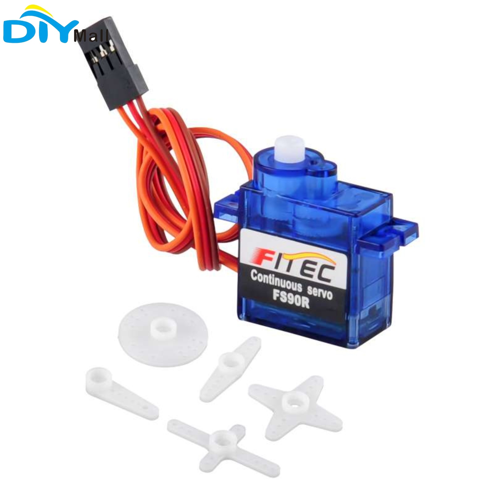 FS90R 9g Servo 360 Degree Cont - Micro Servo recension och pris