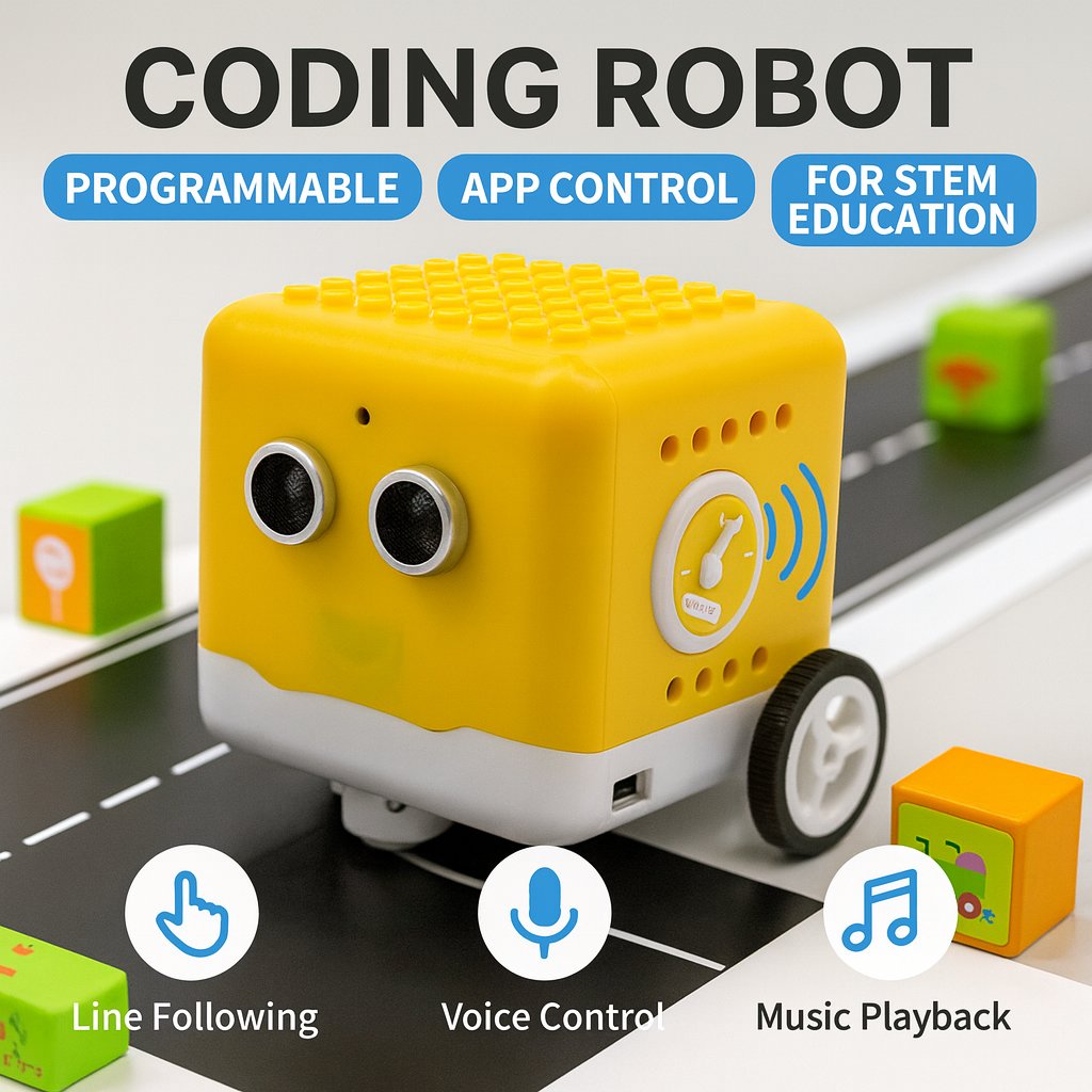 Kidsbits Programmable Robot Ki - Microbit Robot recension och pris