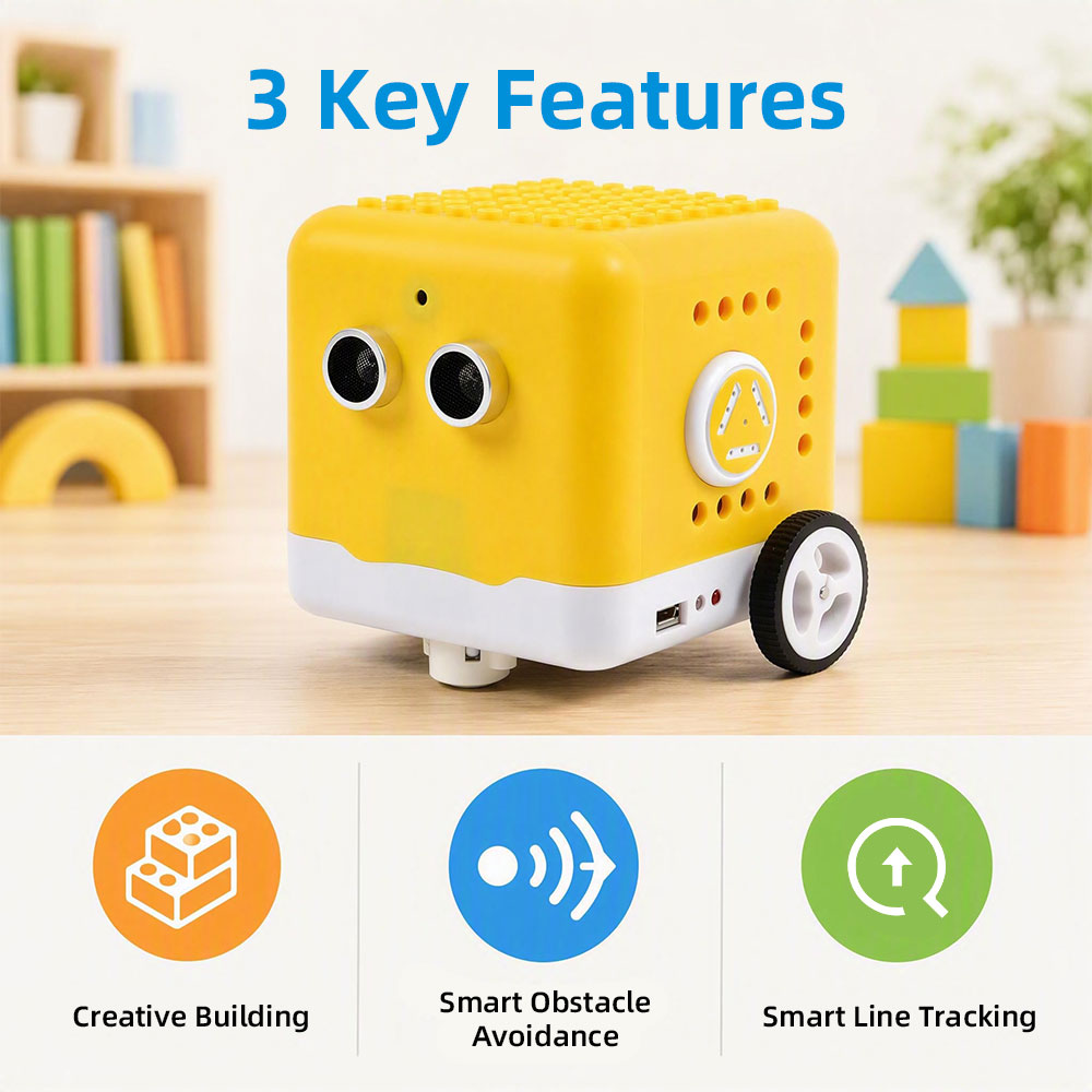 Kidsbits Programmable Robot Ki - Microbit Robot recension och pris