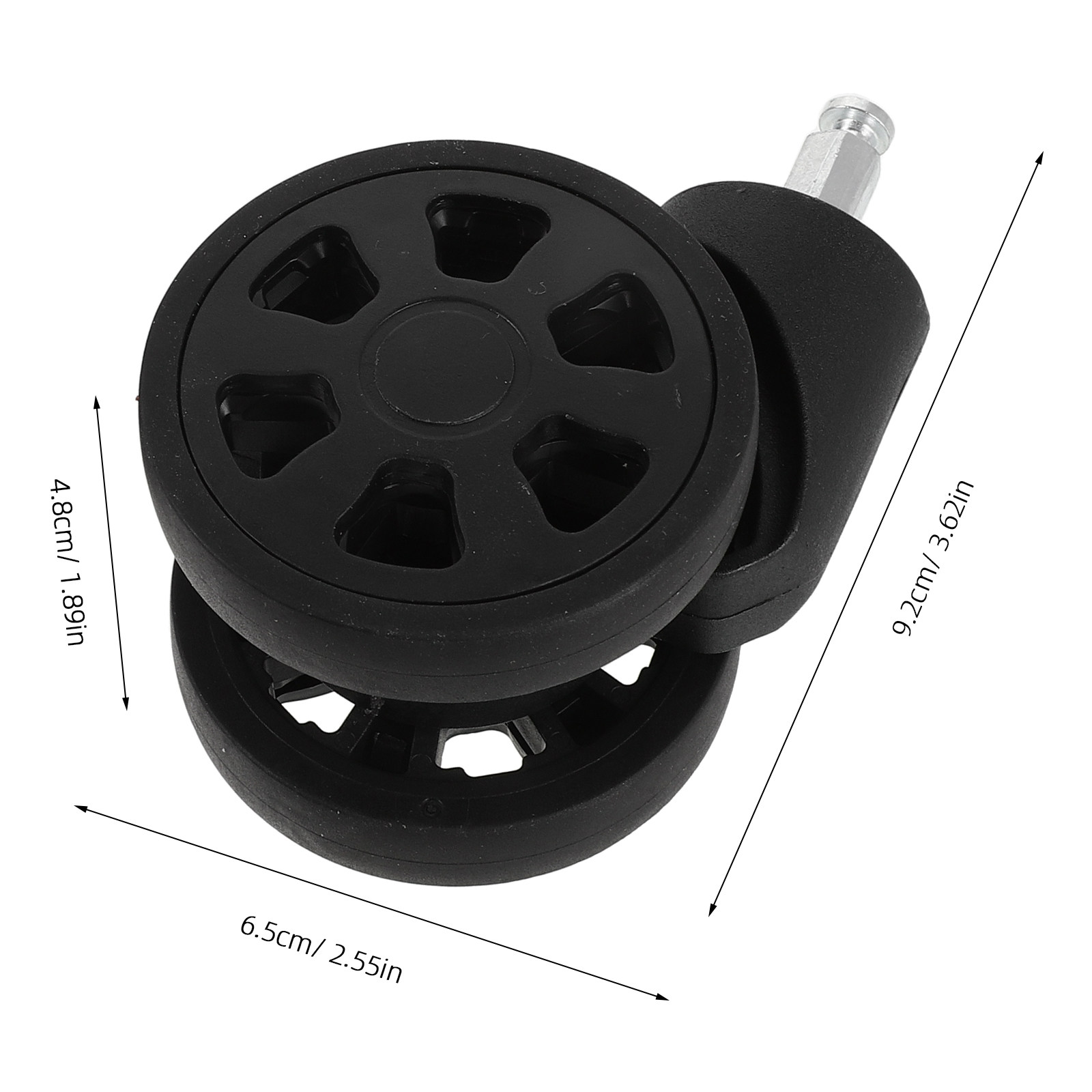 2Pcs Universal Luggage Wheels  - Caster Wheel recension och pris