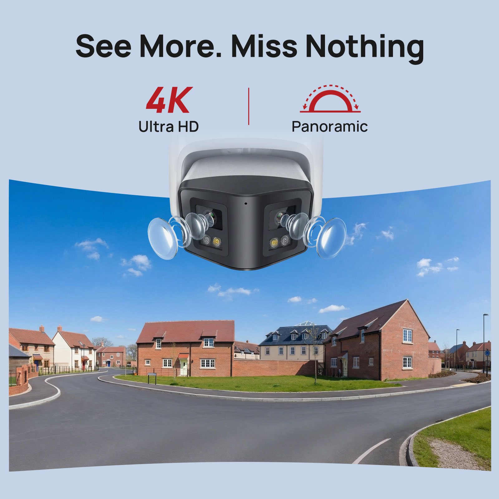 Vikylin 8MP Panoramic Smart Du - Pan Tilt Bracket recension och pris