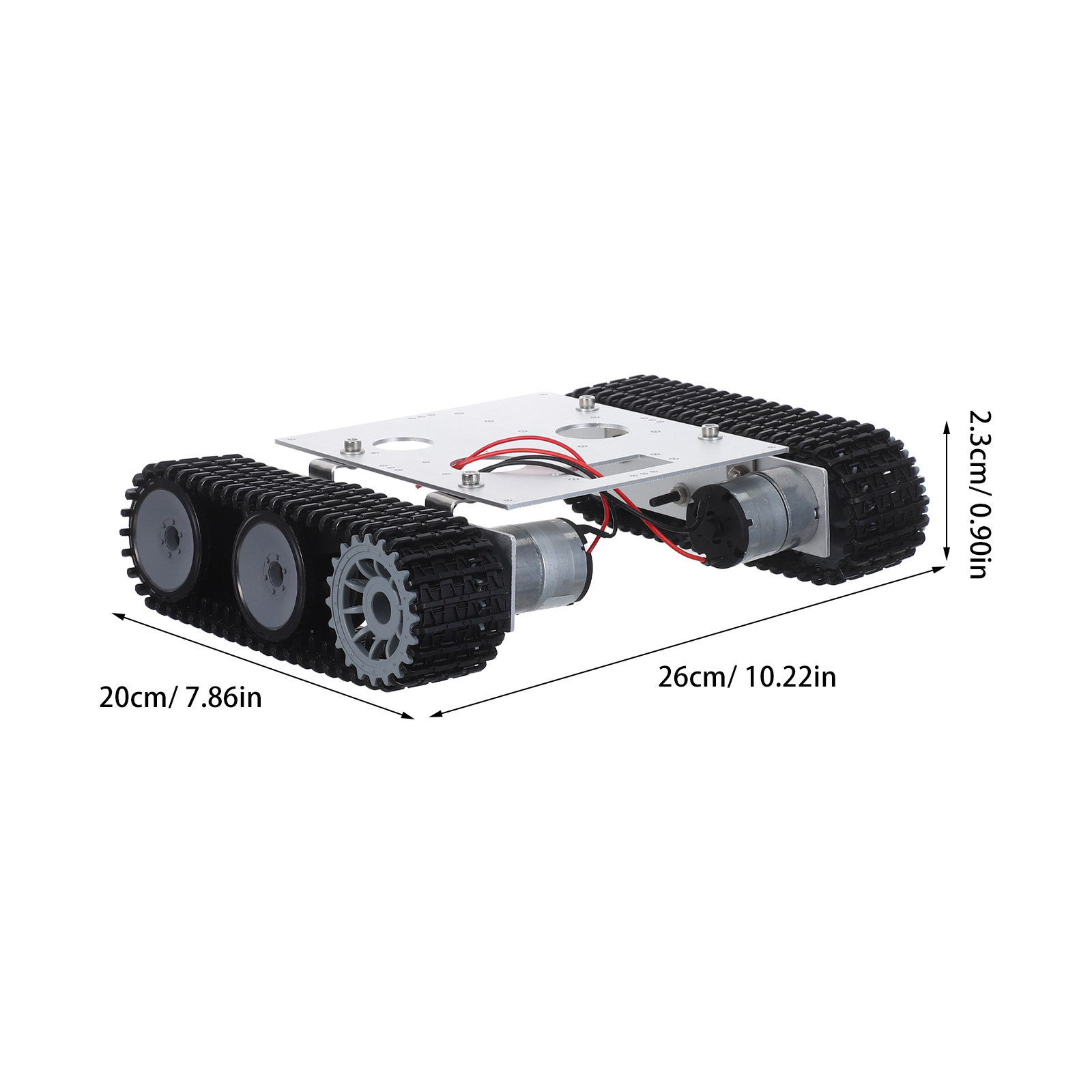 Metal Robot Tank Chassis Kit - - Robot Chassis recension och pris