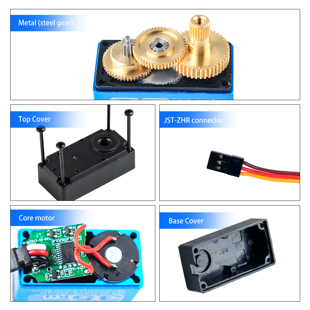 RDS3235 Digital Servo 35KG Cor - Robot Arm Metal recension och pris