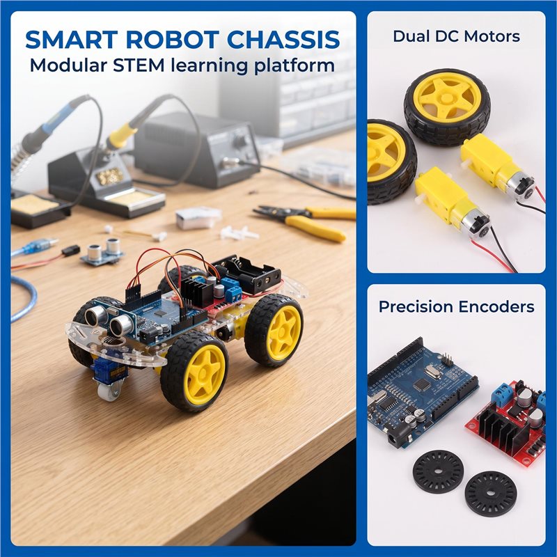 ABXE-Smart Robot Car Chassis K - Arduino Robot recension och pris