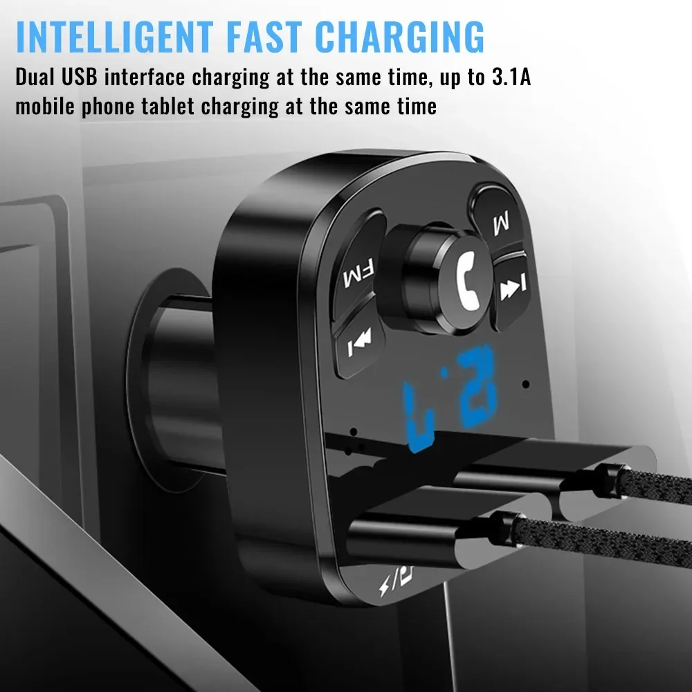 Car Handsfree Bluetooth5.0 FM  - Robot Bluetooth Car recension och pris