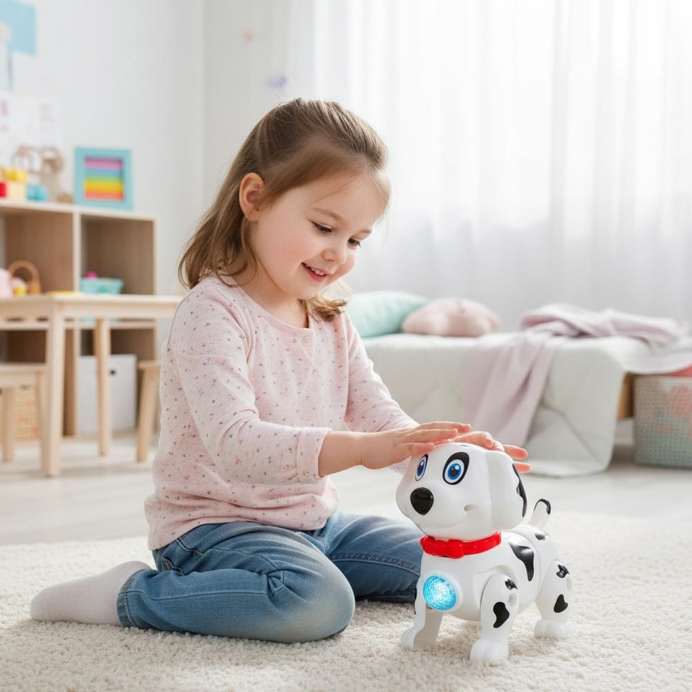 Electric Walking Robot Dog Toy - Line Follower Robot recension och pris