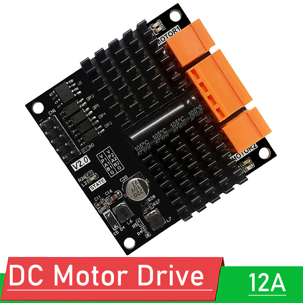 12V 24V 12A Dual Channel DC Br - L298N Module recension och pris