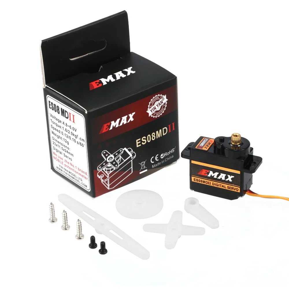 EMAX ES08MDII  ES08MD II Metal - Sg90 Servo recension och pris