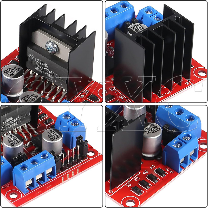 1-10PCS L298N Stepper Motor Dr - L298N Module recension och pris