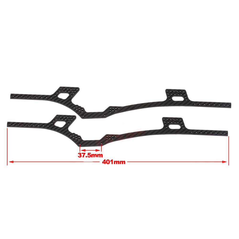 Carbon Fiber LCG Chassis Kit F - Robot Car Kit recension och pris