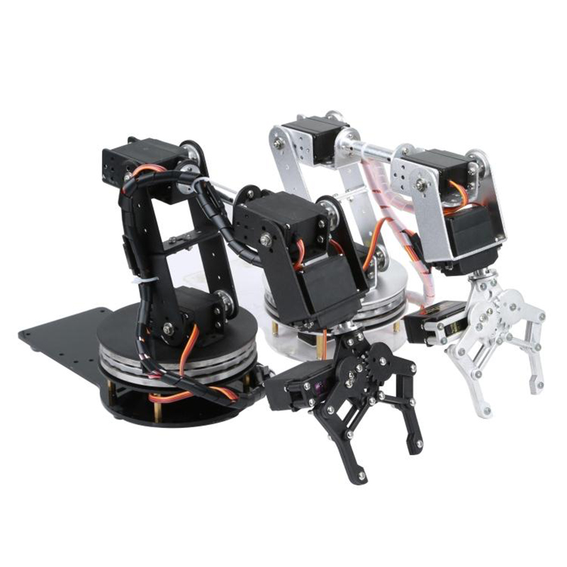 Silver 6 DOF Robotic Arm with  - Robot Arm Kit recension och pris