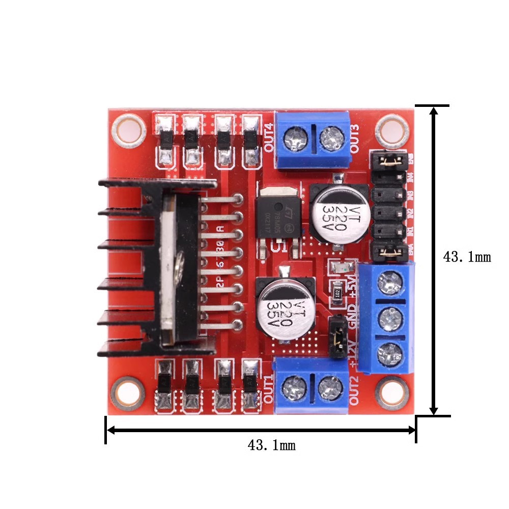 1~100Pcs L298N Dual Channel DC - L298N Module recension och pris