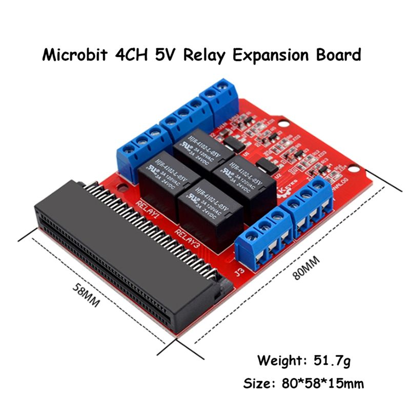 A64I Microbit 4 Channel Relay  - Microbit recension och pris