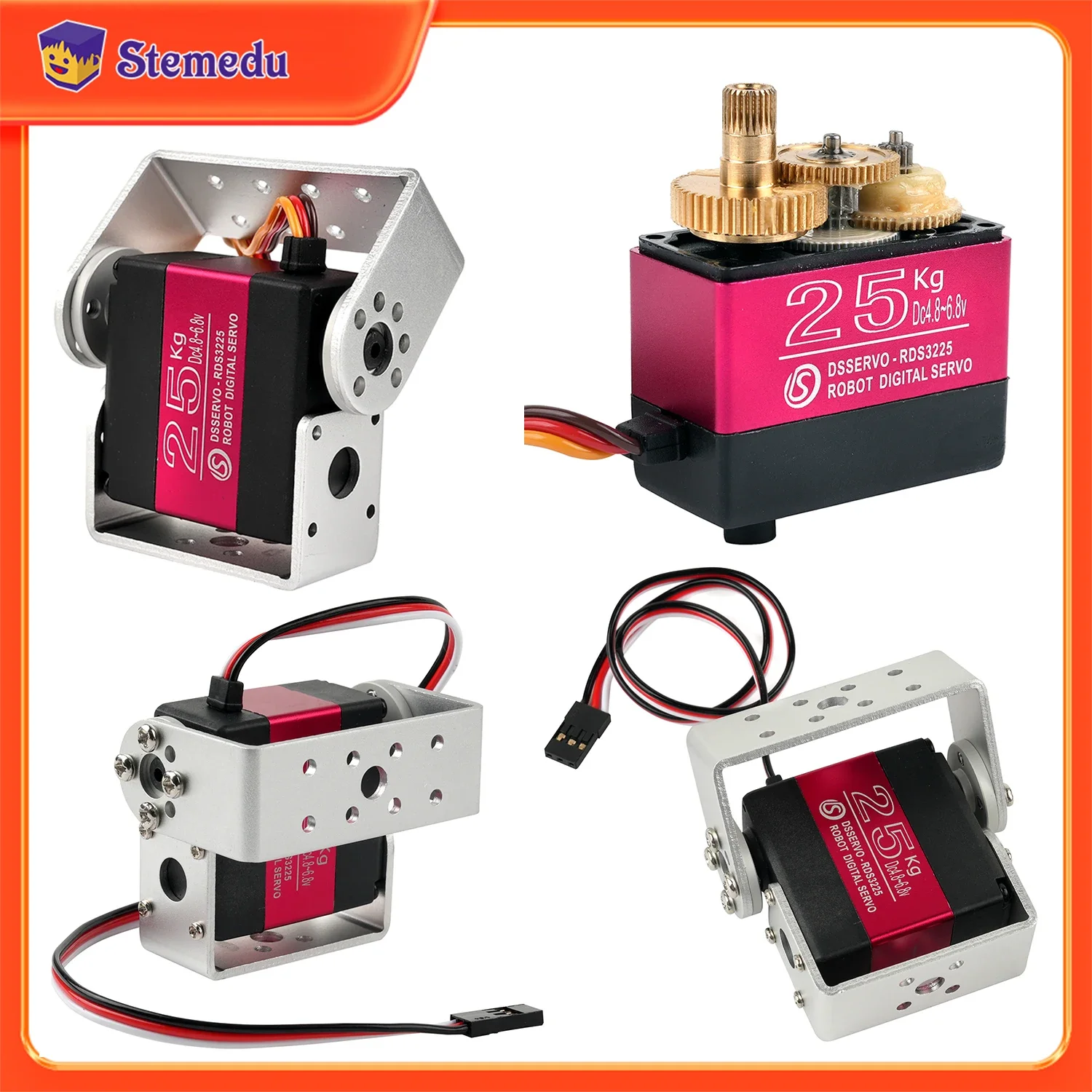 25KG Robot Digital Servo High  - Robot Arm Metal recension och pris