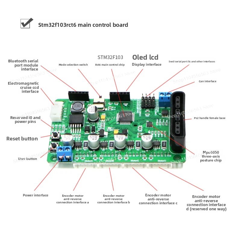 32-bit MCU Main Control Board  - Line Follower Robot recension och pris