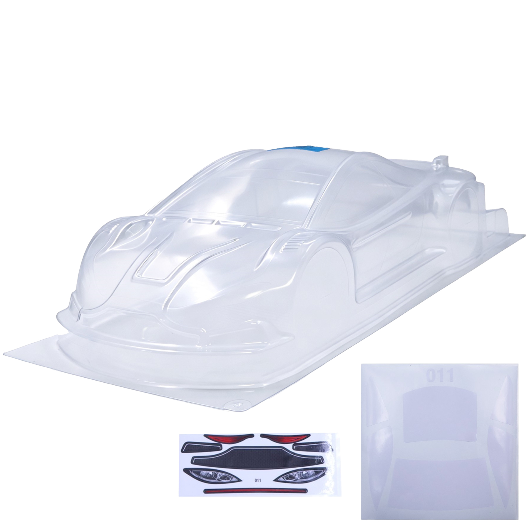 1/10 RC Unpainted On Road Clea - Robot Chassis recension och pris