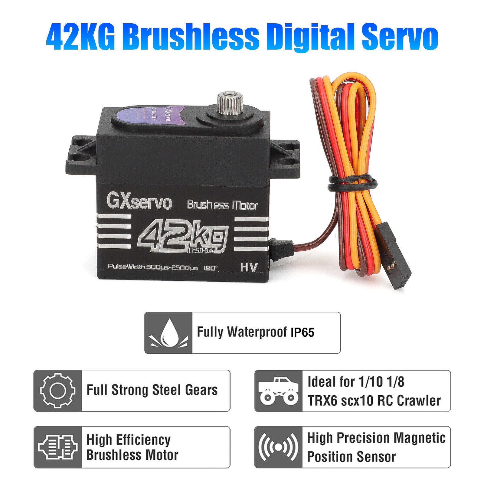 Brushless Motor 180° Metal Gea - Robot Arm Metal recension och pris