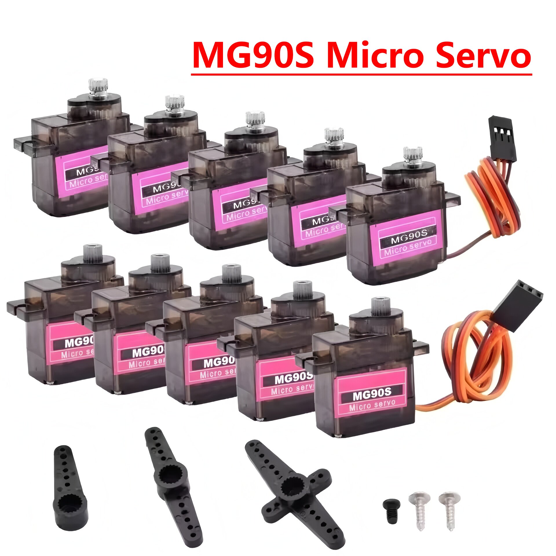 4/5/10/20pcs MG90S Micro Servo - Sg90 Servo recension och pris