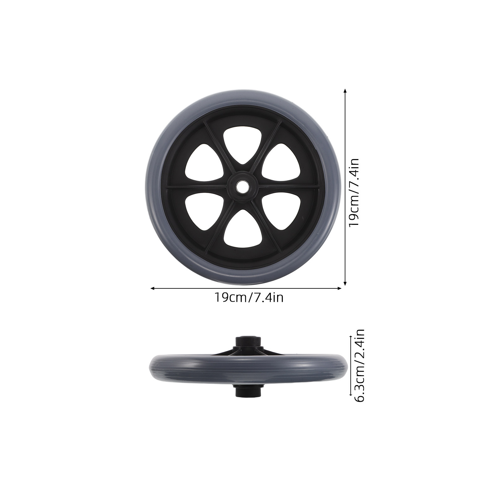 2Pcs Universal Wheelchair Fron - Caster Wheel recension och pris