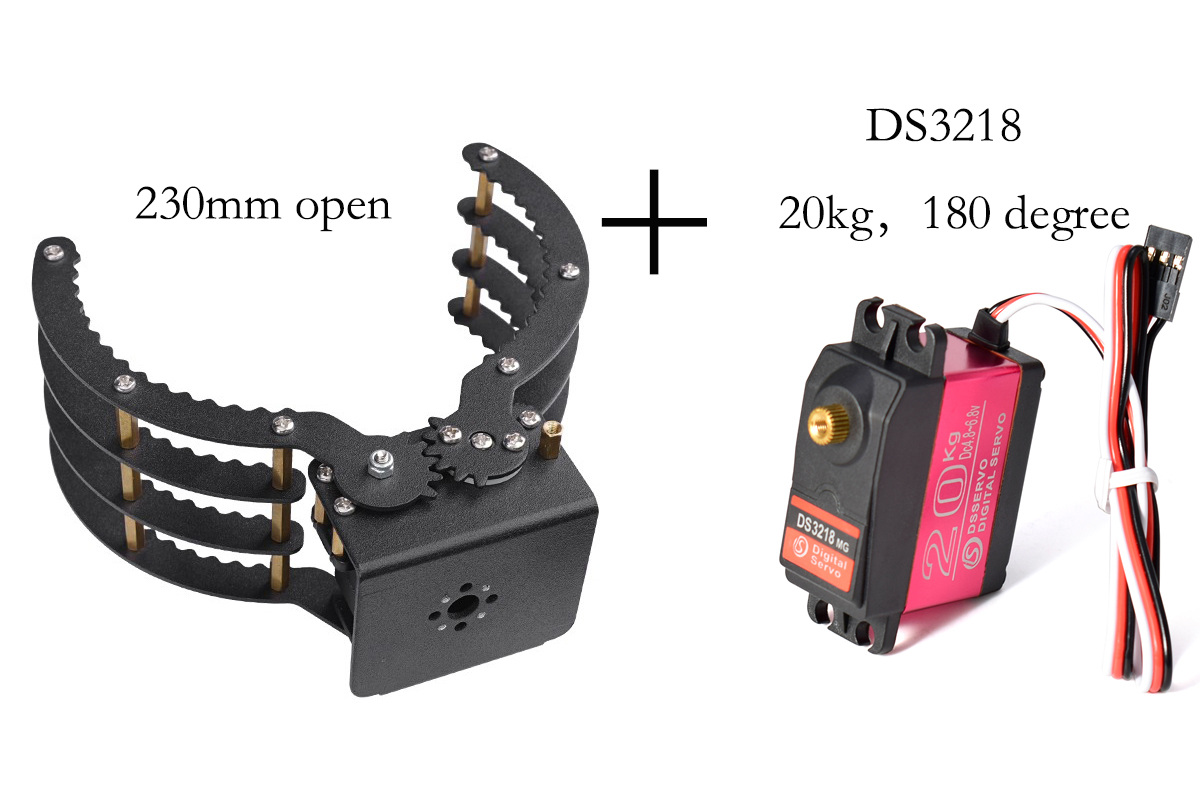 230mm Opening Mechanical Claw  - Robot Gripper Claw recension och pris