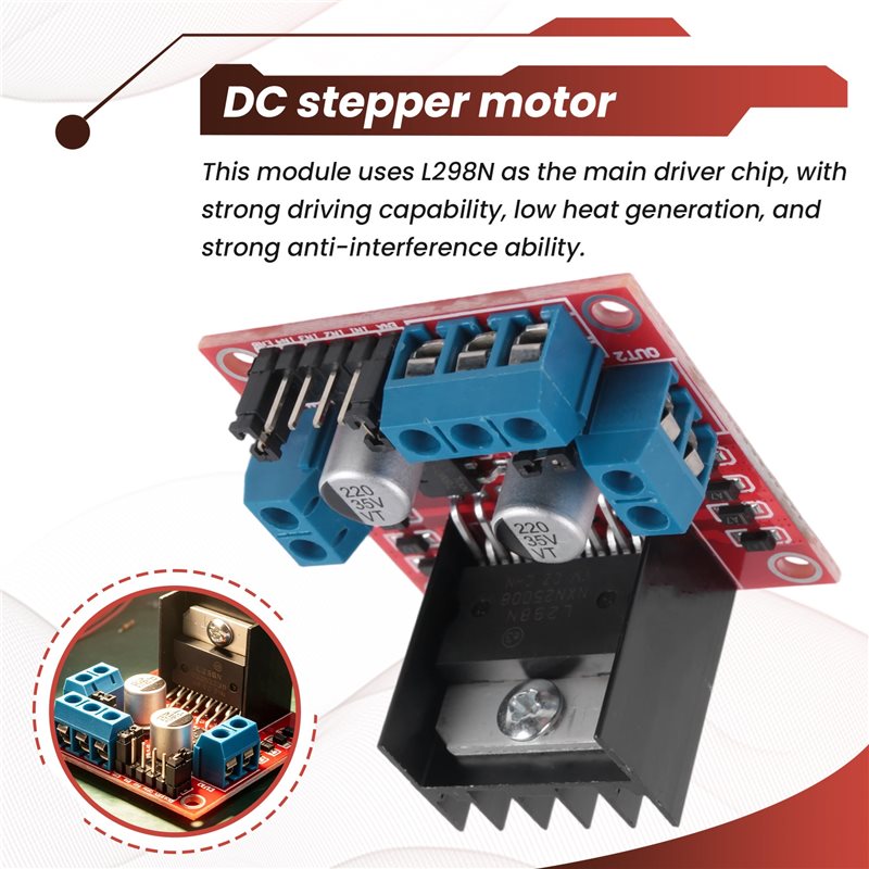 AED7-L298N Module Dual H-Bridg - Motor Driver L298N recension och pris