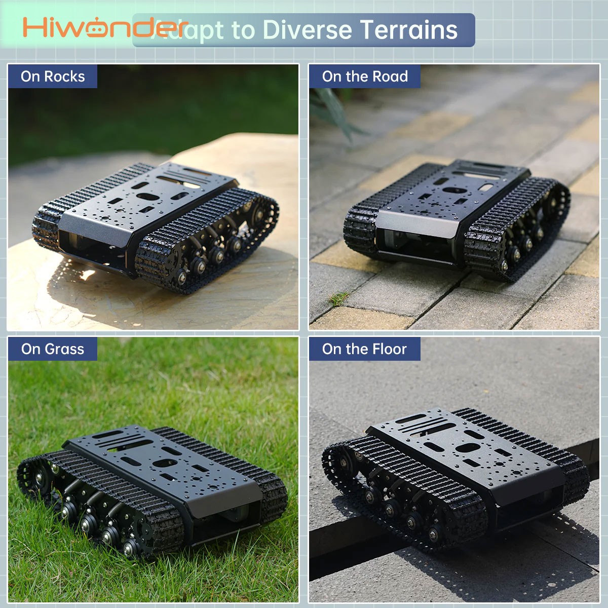 Hiwonder Tracked Tank Robot Ch - Tracked Robot Chassis recension och pris