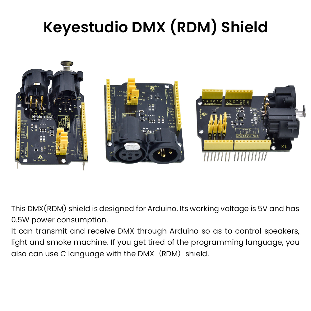 NEW Keyestudio  5V DMX (RDM)Sh - Microbit Robot recension och pris